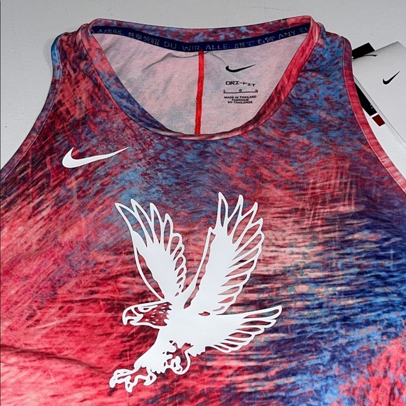 Nike ADV Team USA Olympics Womens L Training Tank Top Shirt red blue NWT $57 - Picture 5 of 11